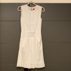 California cult brand Heidi Merrick white midi.